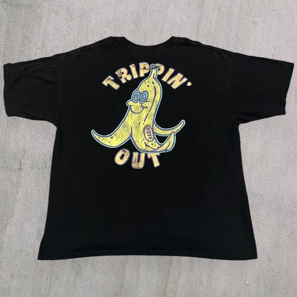 Y2k Neff trippin out banana tee - Picture 1 of 3